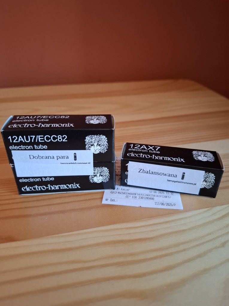Lampy Electro harmonix 12au7 i 12ax7