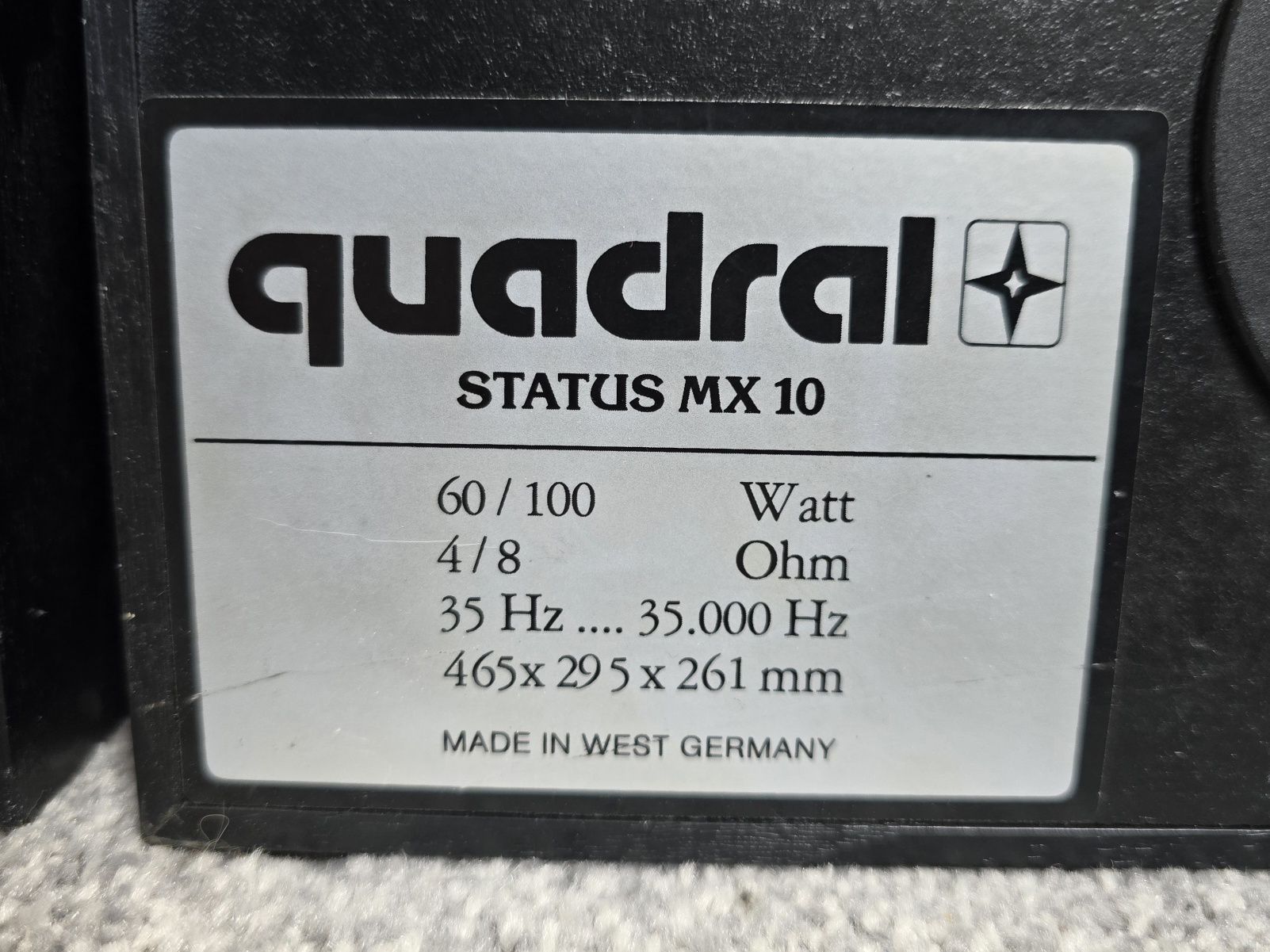 Quadral Status MX 10