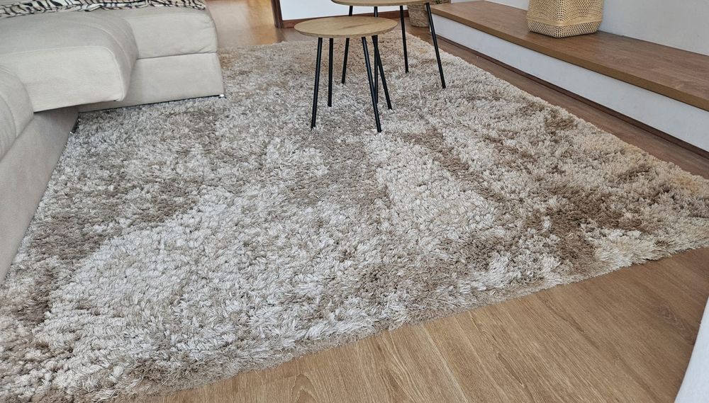 Tapete carpete tons de castanho beje 200x300