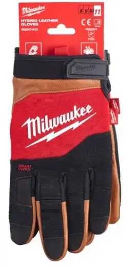 Рукавиці Milwaukee із шкіряними вставками 7/S, 8/M, 9/L, 10/XL, 11/XXL
