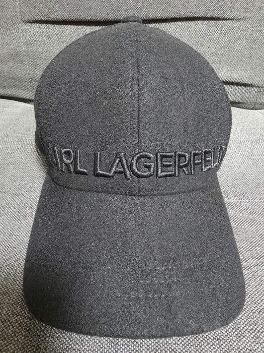 Оригинальная теплая бейсболка Karl Lagerfeld