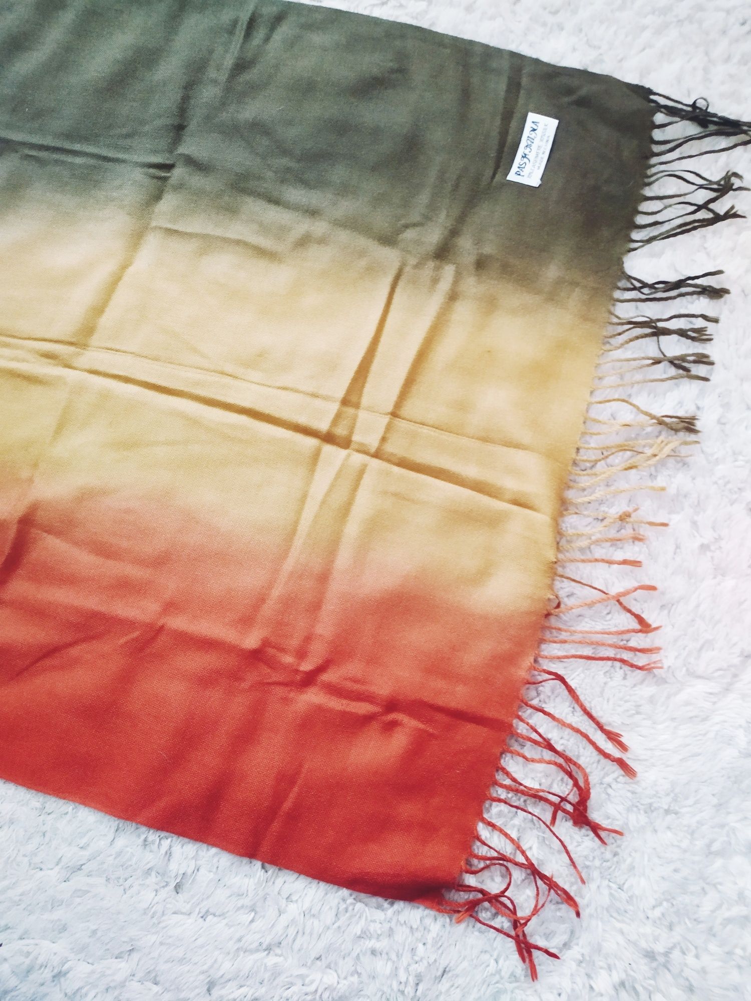 Chusta szalik duży trzy kolory Pashmina