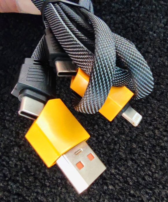 USB кабель 4 in 1 65W/6A PD 27W Fast charging