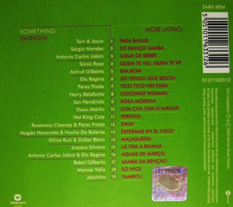 Something Swingin:More Latino>CD w folli