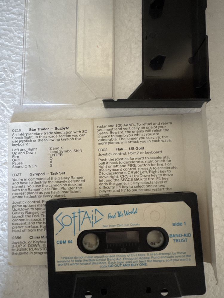 Soft Aid - gry na Commodore 64 128