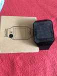Czarny smart watch