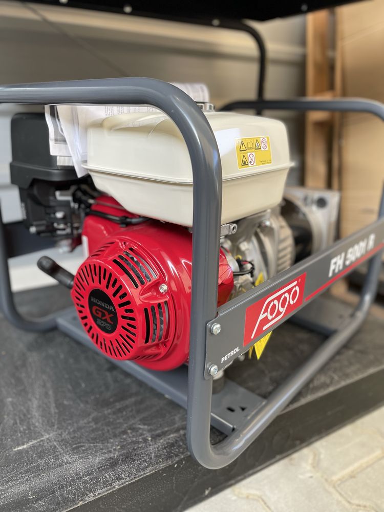 Agregat prądotwórczy Fogo FH 5001 R, AVR 4,2 KW Honda ,nowy, fv