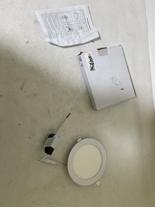 Panel LED podtynkowy 12W