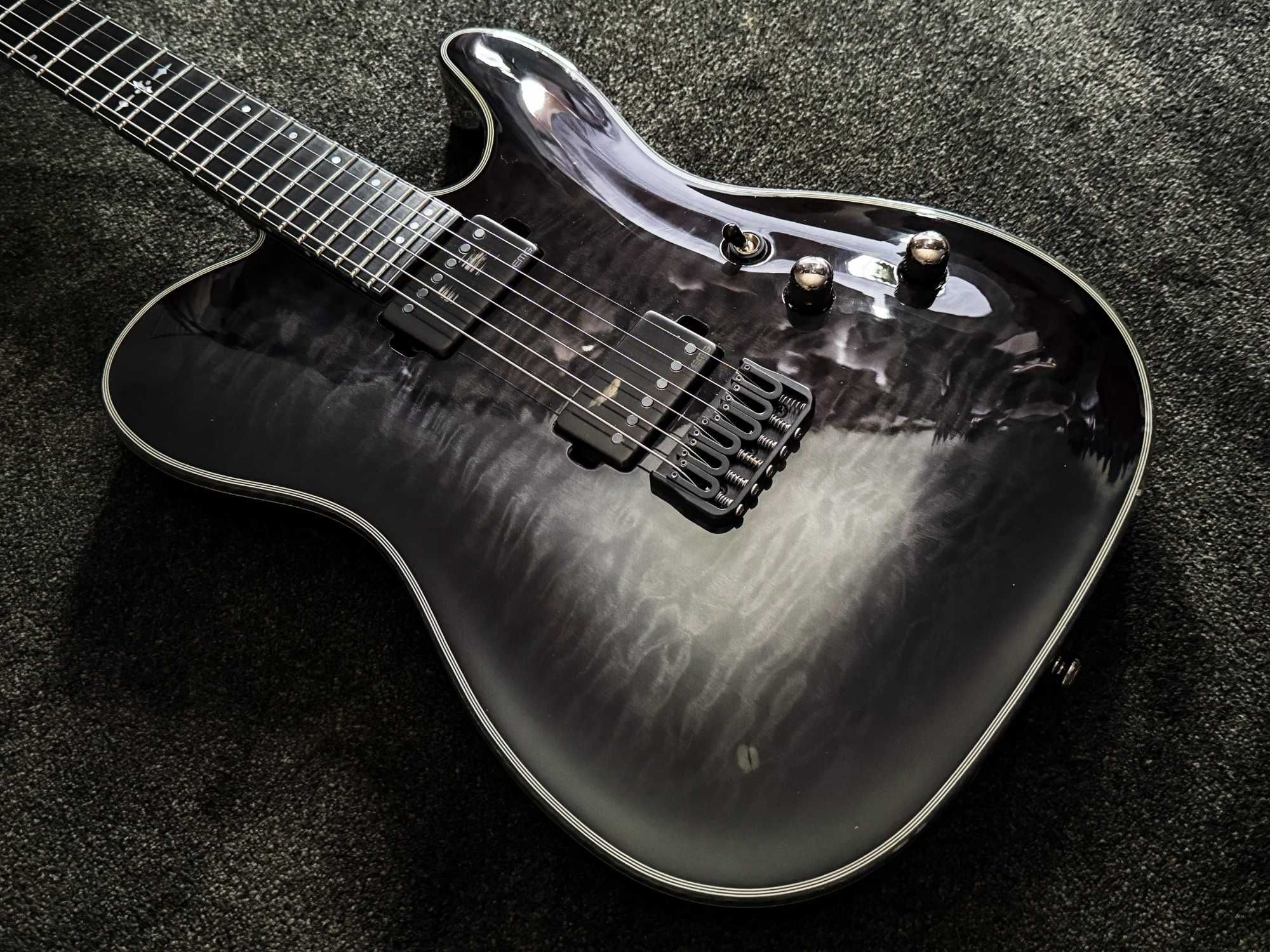 Schecter Hellraiser Hybrid PT Trans Black Burst + pokrowiec