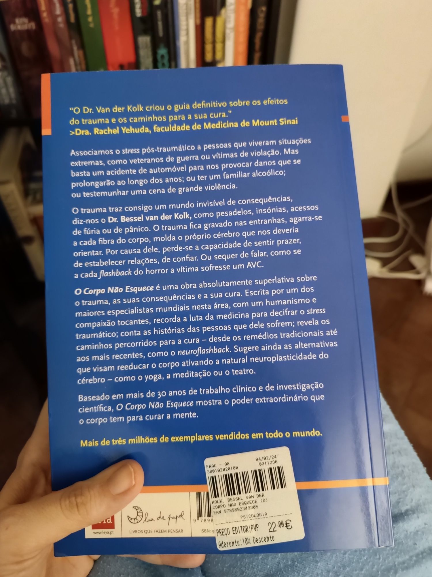 Livro "O Corpo Não Esquece"