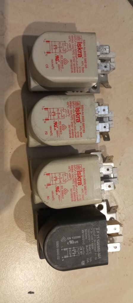 Filtr przeciwzakłóceniowy pralki Bosch iskra kpl 3524 filtr pralka