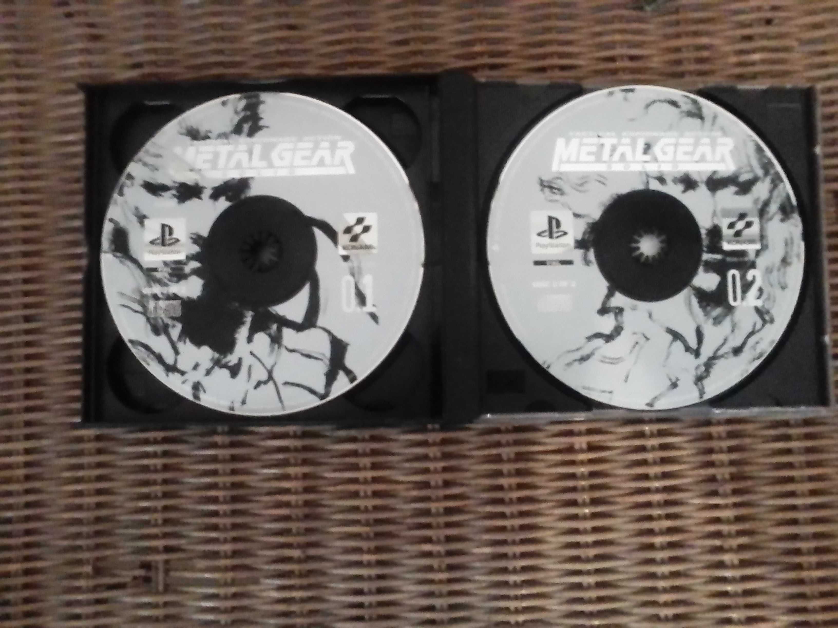 Jogo Playstation 1 Metal Gear Solid Black Label (sem manual)