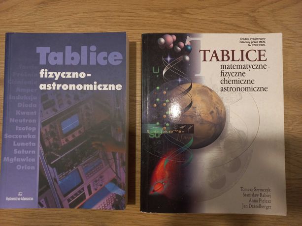 Tablice fizyczno-astronomiczne i chemiczne