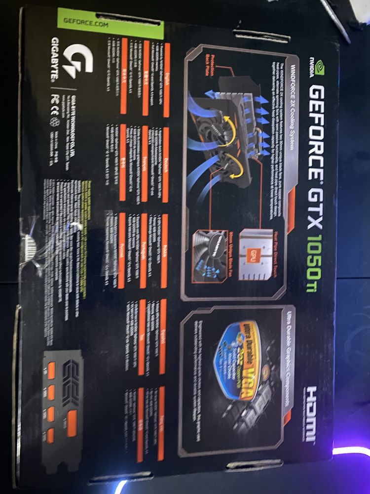 1050Ti 4gb ddr5 Опис!