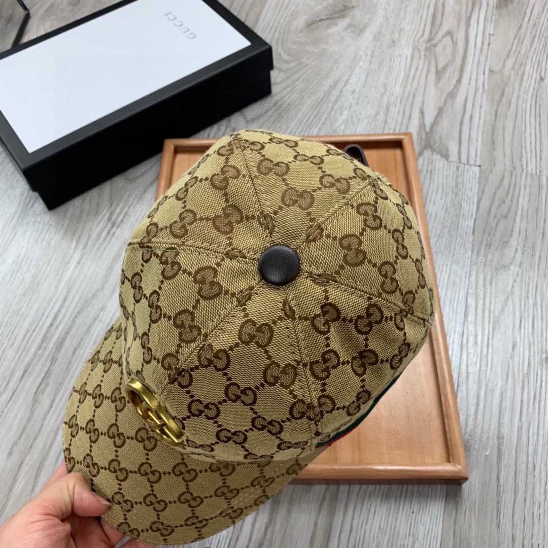 Czapka baseballowa tkana Gucci, czapka kaczojęzyka, kapelusz