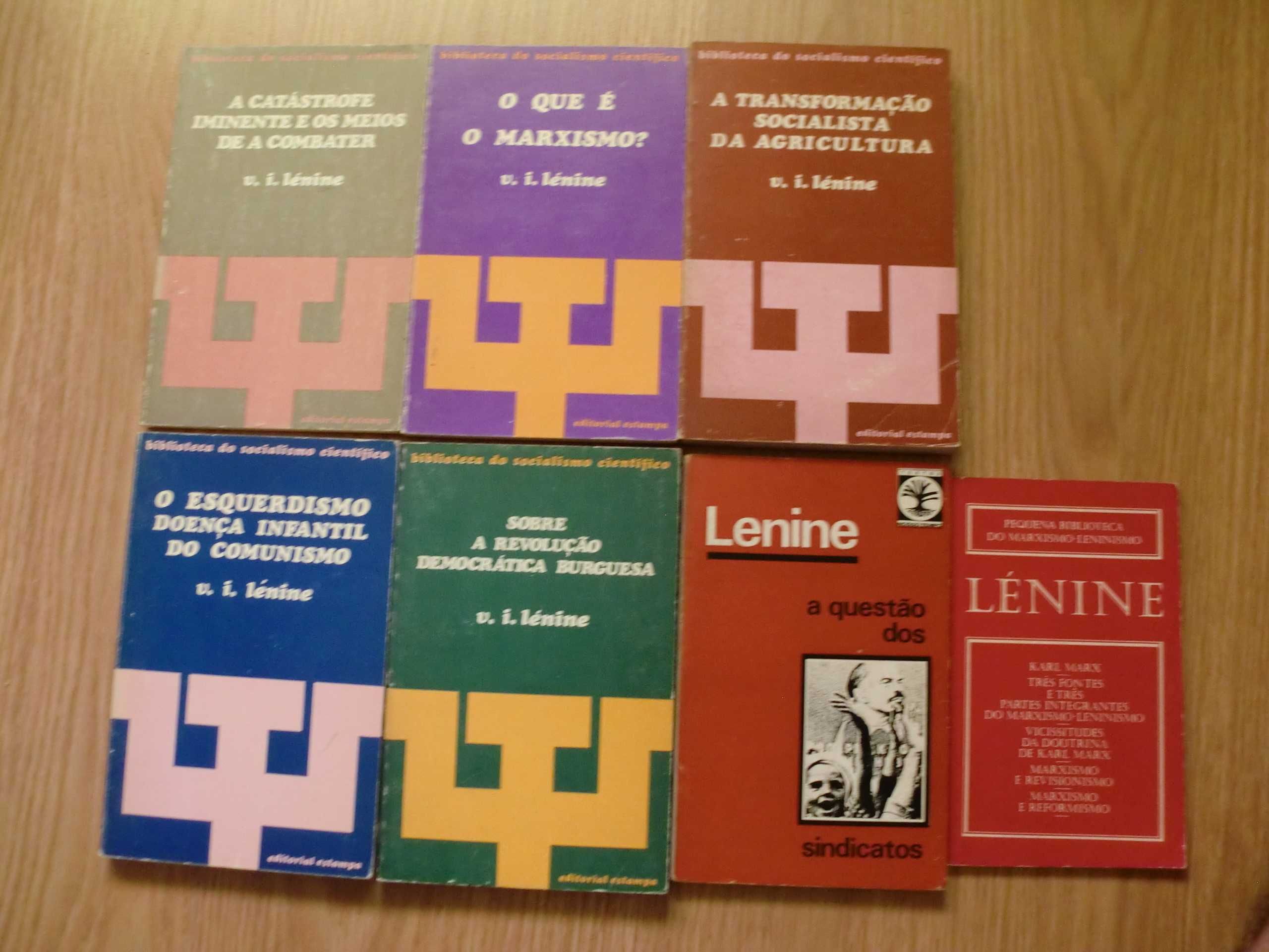 Obras de V. I. Lénine - LOTE 7 LIVROS