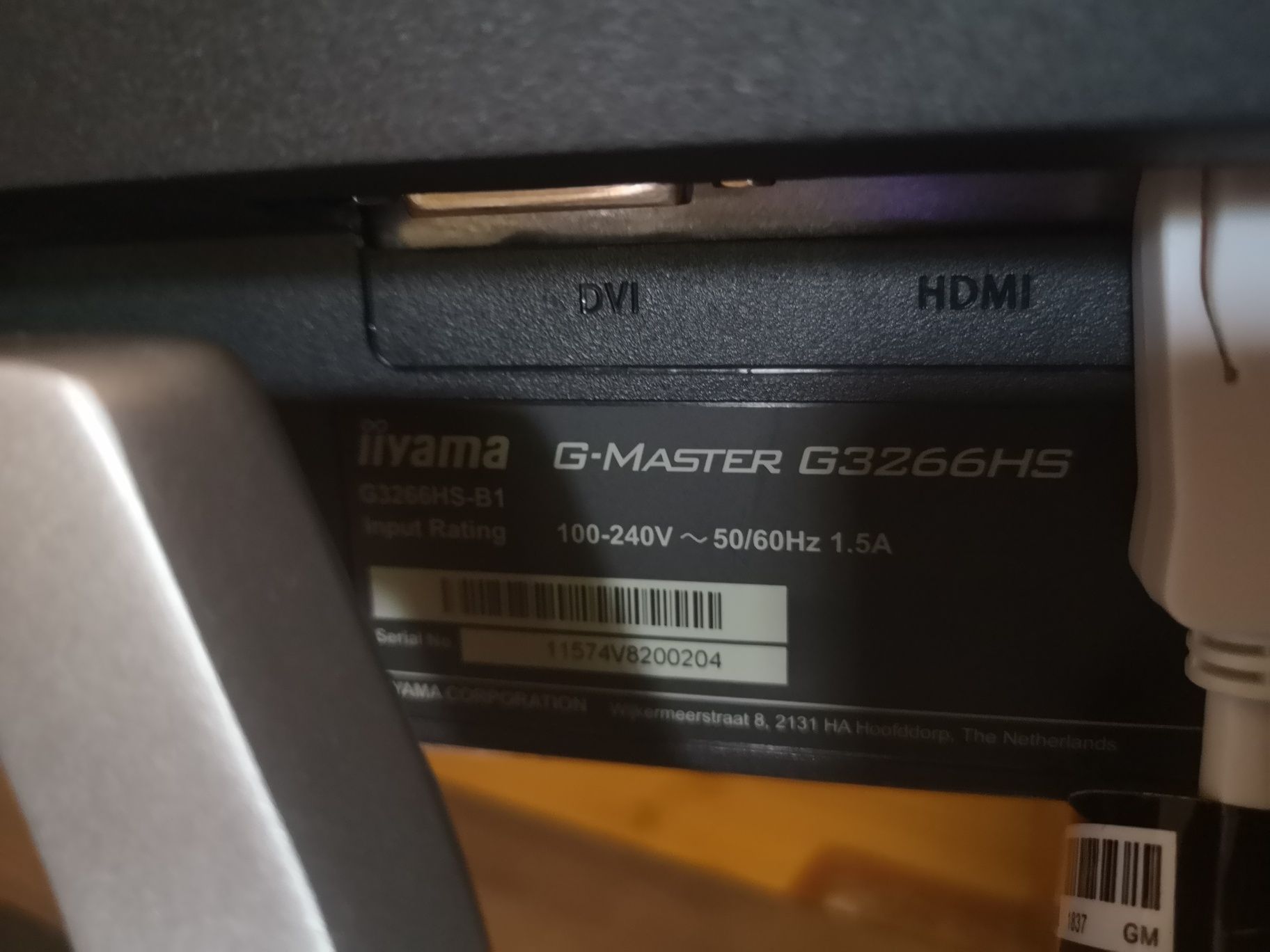 Monitor iiuama 32 144hz uszkodzony