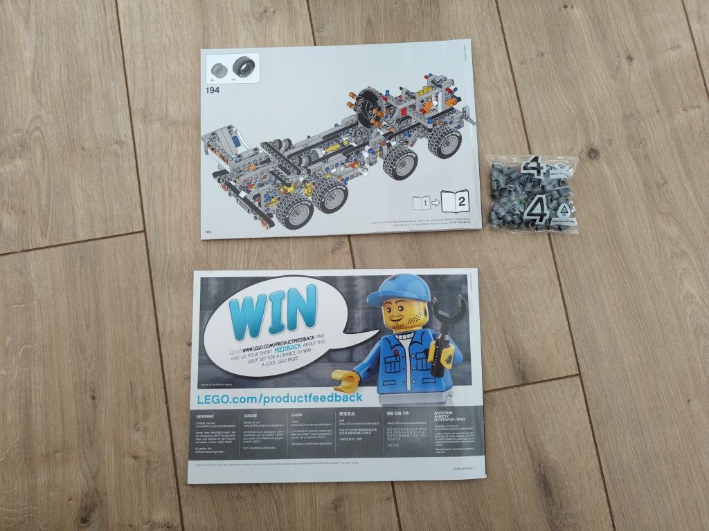 Klocki LEGO 42112 technic - betoniarka