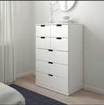 Ikea Nordli komoda biała modułowa