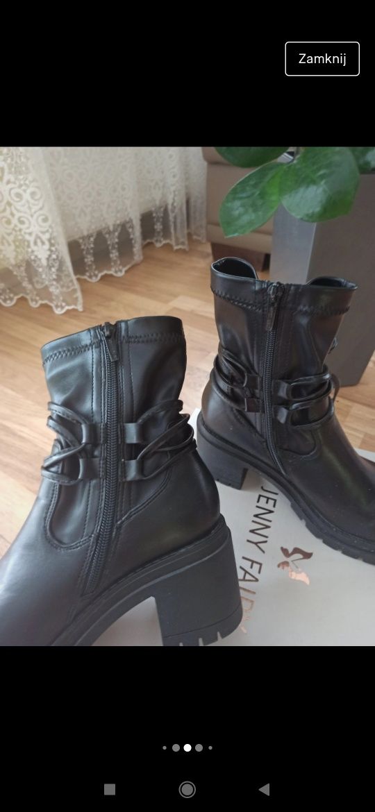 buty botki CCC zimowe kozaki