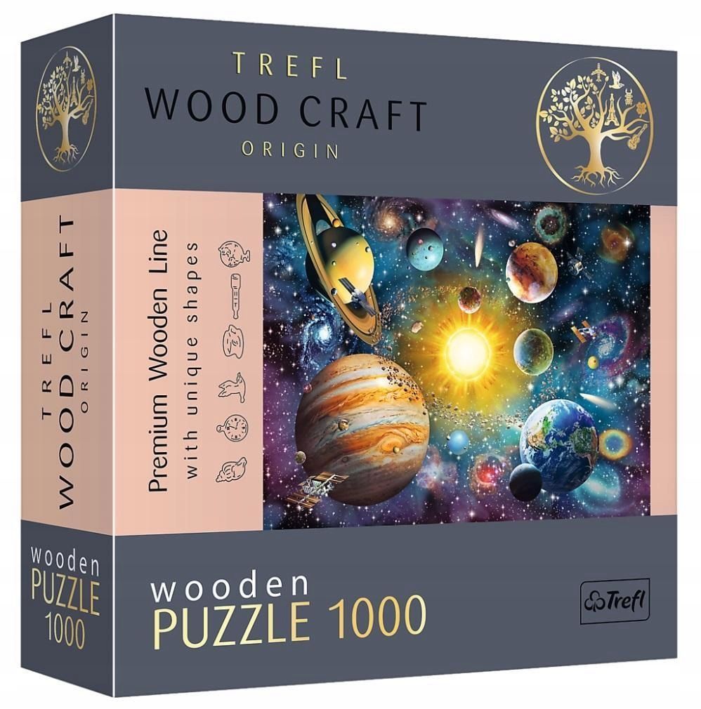 Puzzle Drewniane 1000 Układ Słoneczny Trefl, Trefl