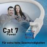 BIGTEC Kabel sieciowy CAT7 S/FTP 1m Gigabit Ethernet Xbox TV PS4 PS5