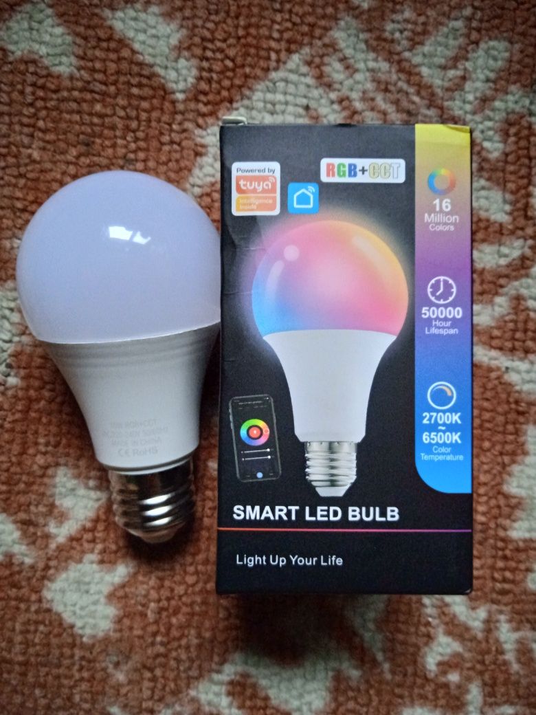 Умная смарт-лампочка Smart Led Bulb 10w