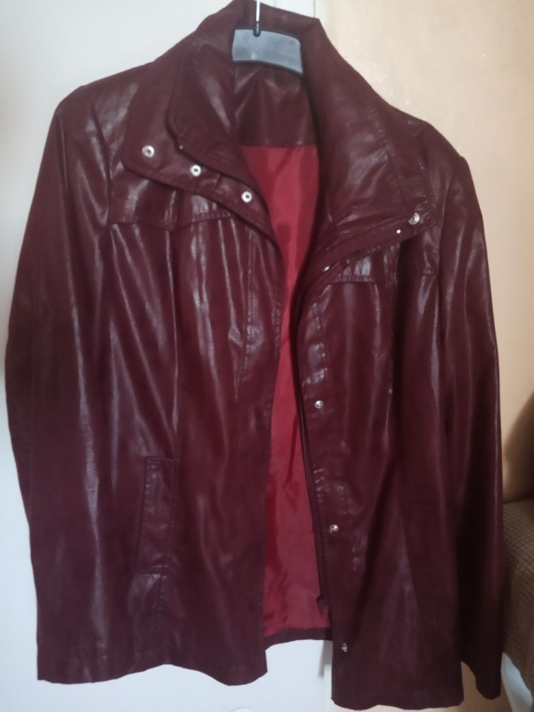 Nowa kurtka, płaszczyk bordowy 40 L/xl