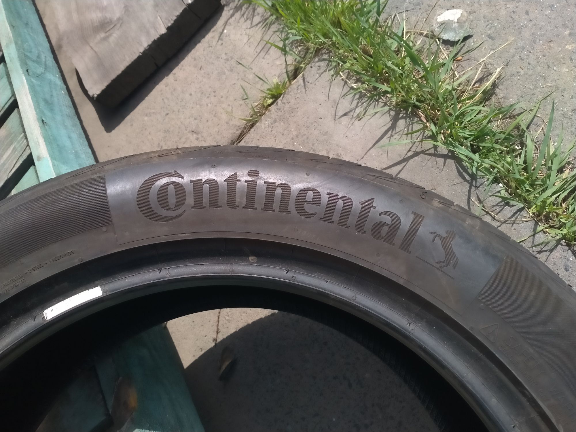 225/50/17 Continental Континенталь 2шт Літо шини б/у