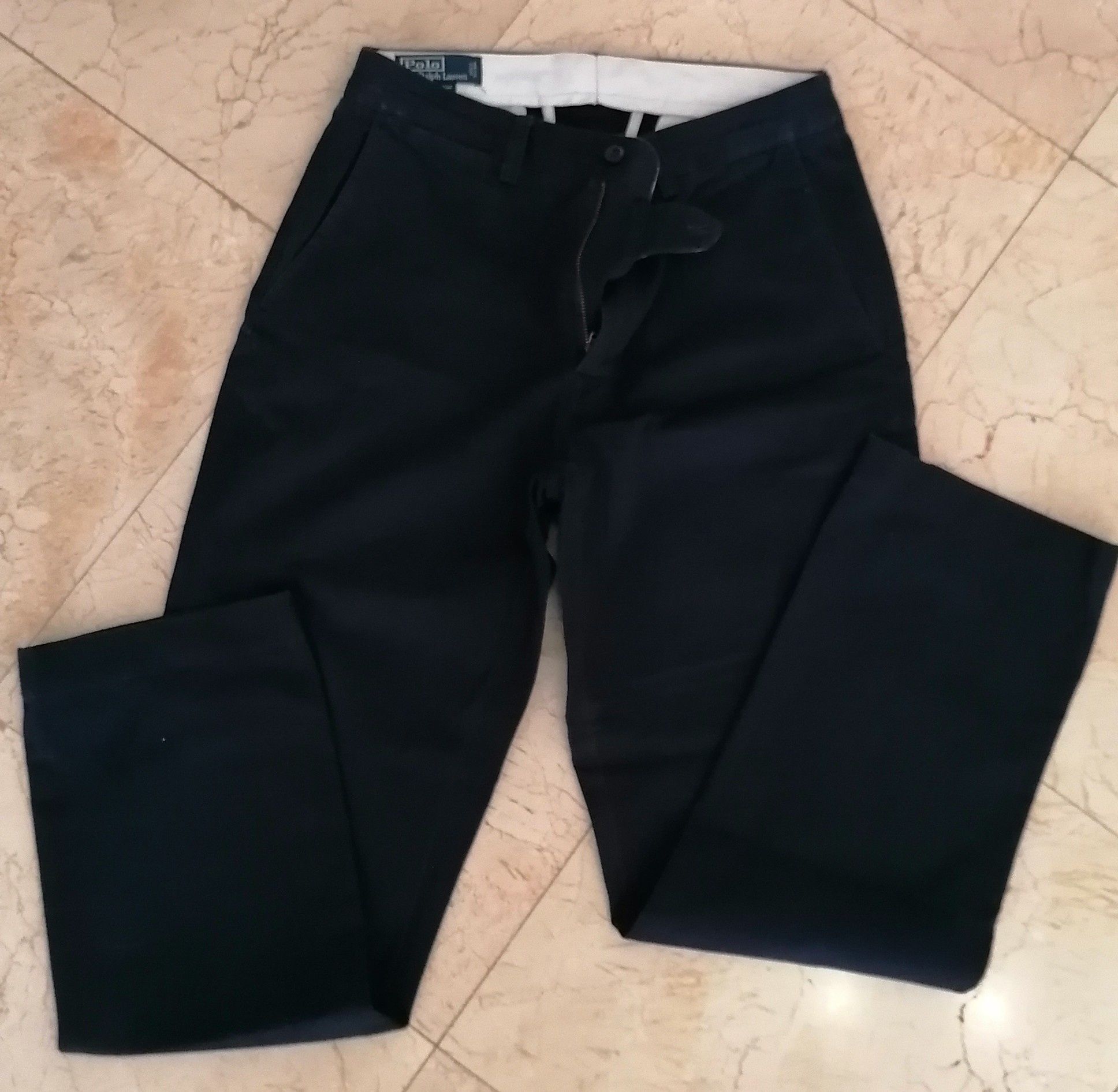 Vendo calças de homem Polo by Ralph Lauren, azul marinho, tamanho M