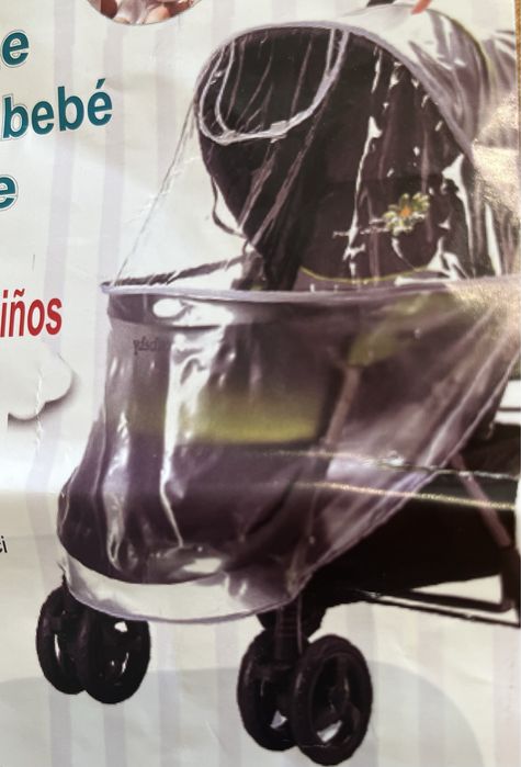 Capa de chuva para carrinho de bébé