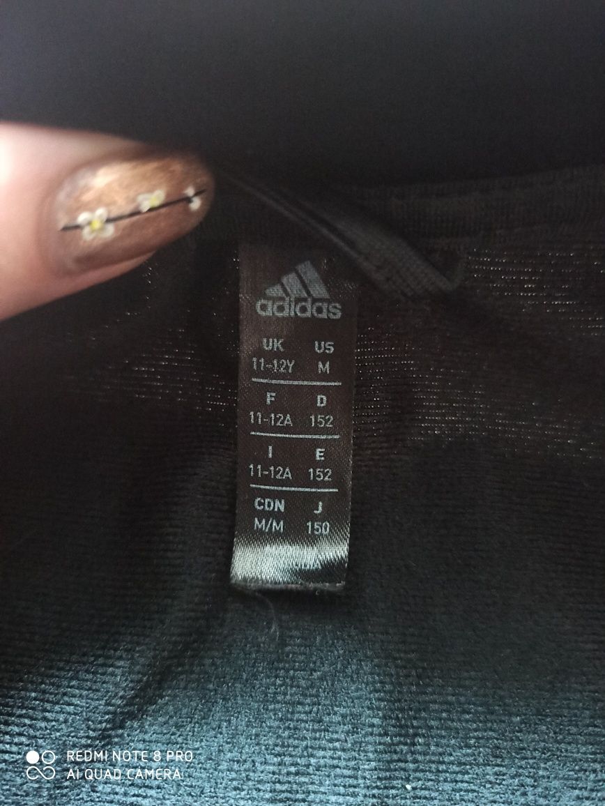 Bluza klasyczna adidas 152 śliski matetiał