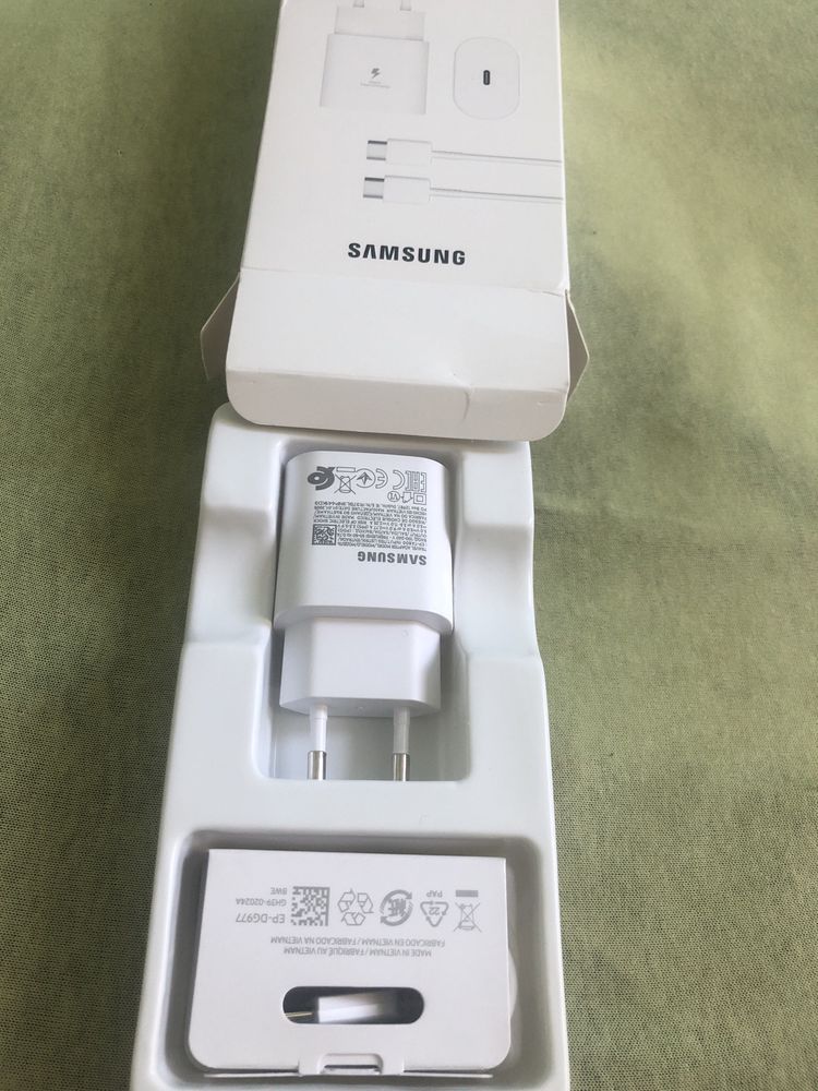 Oryginalna nowa ładowarka Samsung 25w z kablem 1m/3A Box