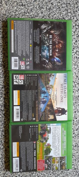 Assassins creed origins/Batman arkham knight/Farming simulator 17 Xbox