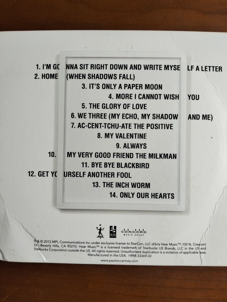 CD Paul McCartney - Kisses On The Bottom'