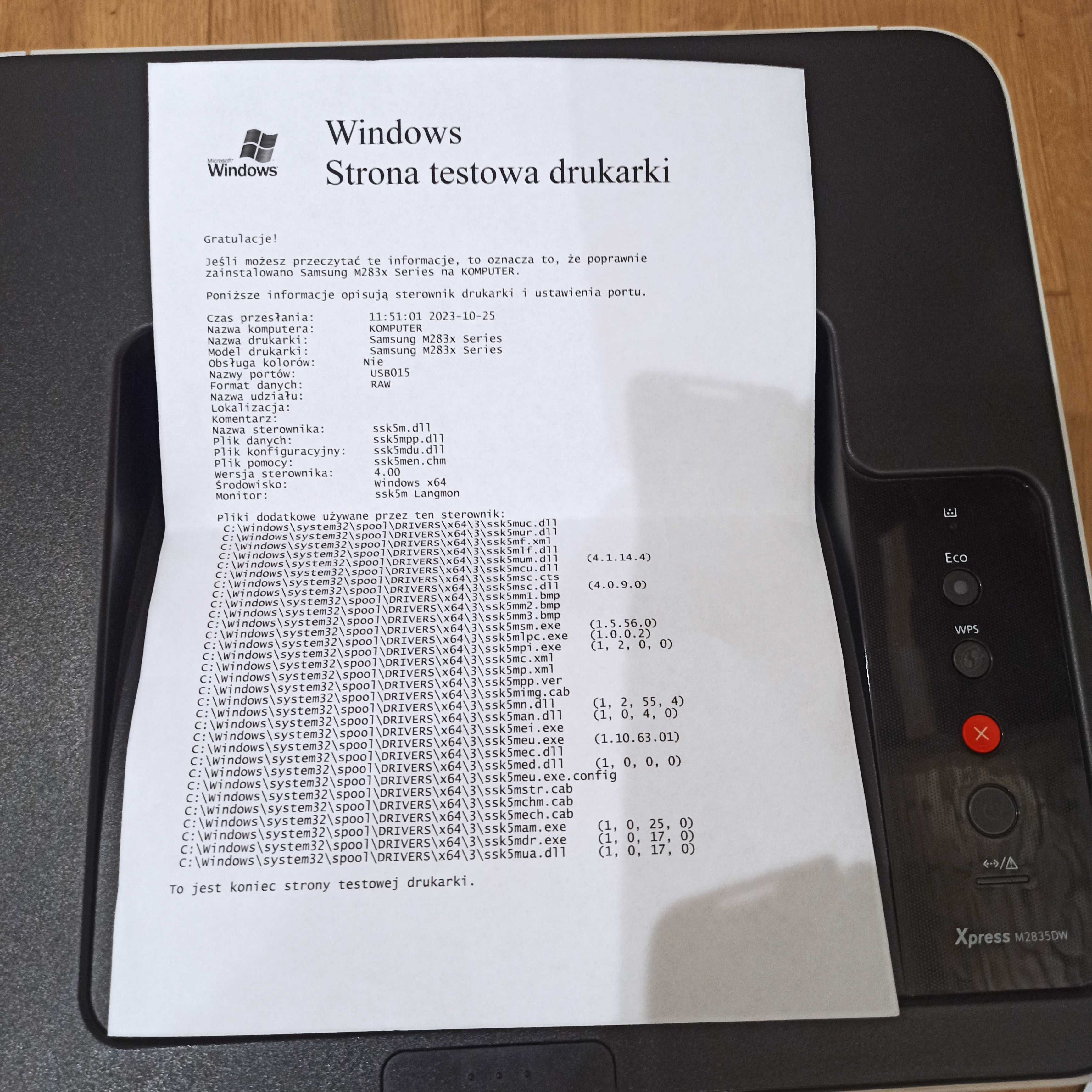 Drukarka Samsung Xpress M 2835 DW