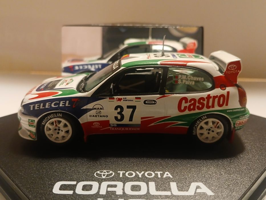 Miniaturas Toyota Corolla e Cellica 1/43 Rally  de Portugal novas