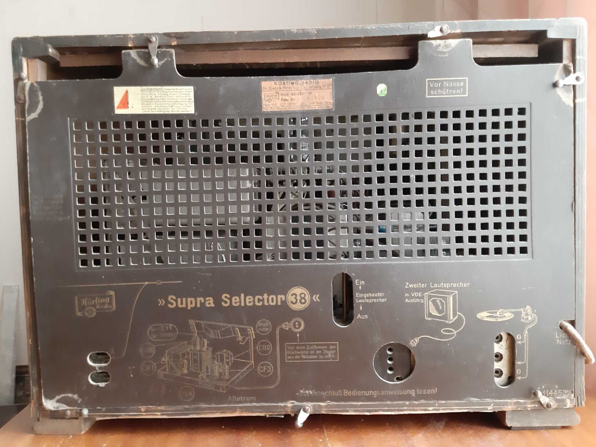 ,  Korting Radio Supra Selector 38
