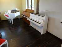 biale pianino LEGNICA gwarancja PianoDesign