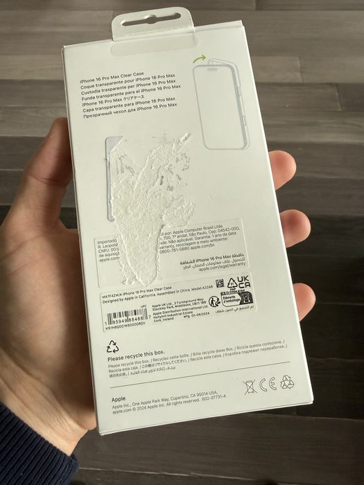 Чохол для iPhone 16 Pro Max Clear Case MagSafe