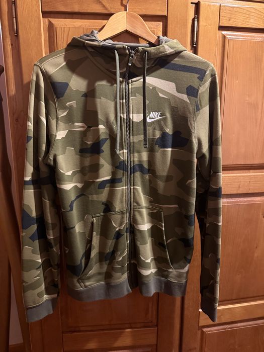 Casaco com capuz Nike verde