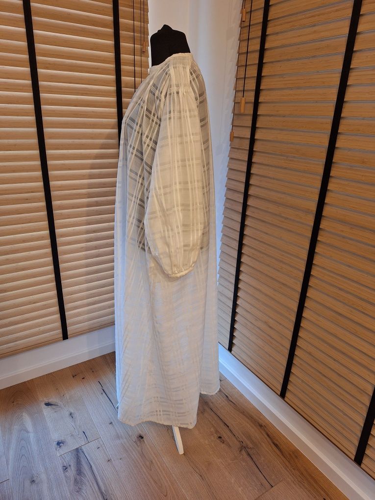 Birgitte Herskind, damska sukienka maxi, r. 34, oversize