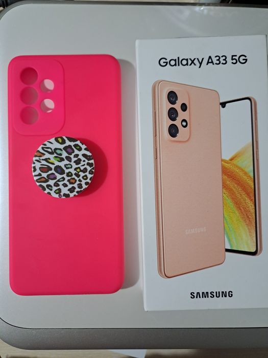 Samsung galaxy самсунг A33 чехол для телефона+ попсокет