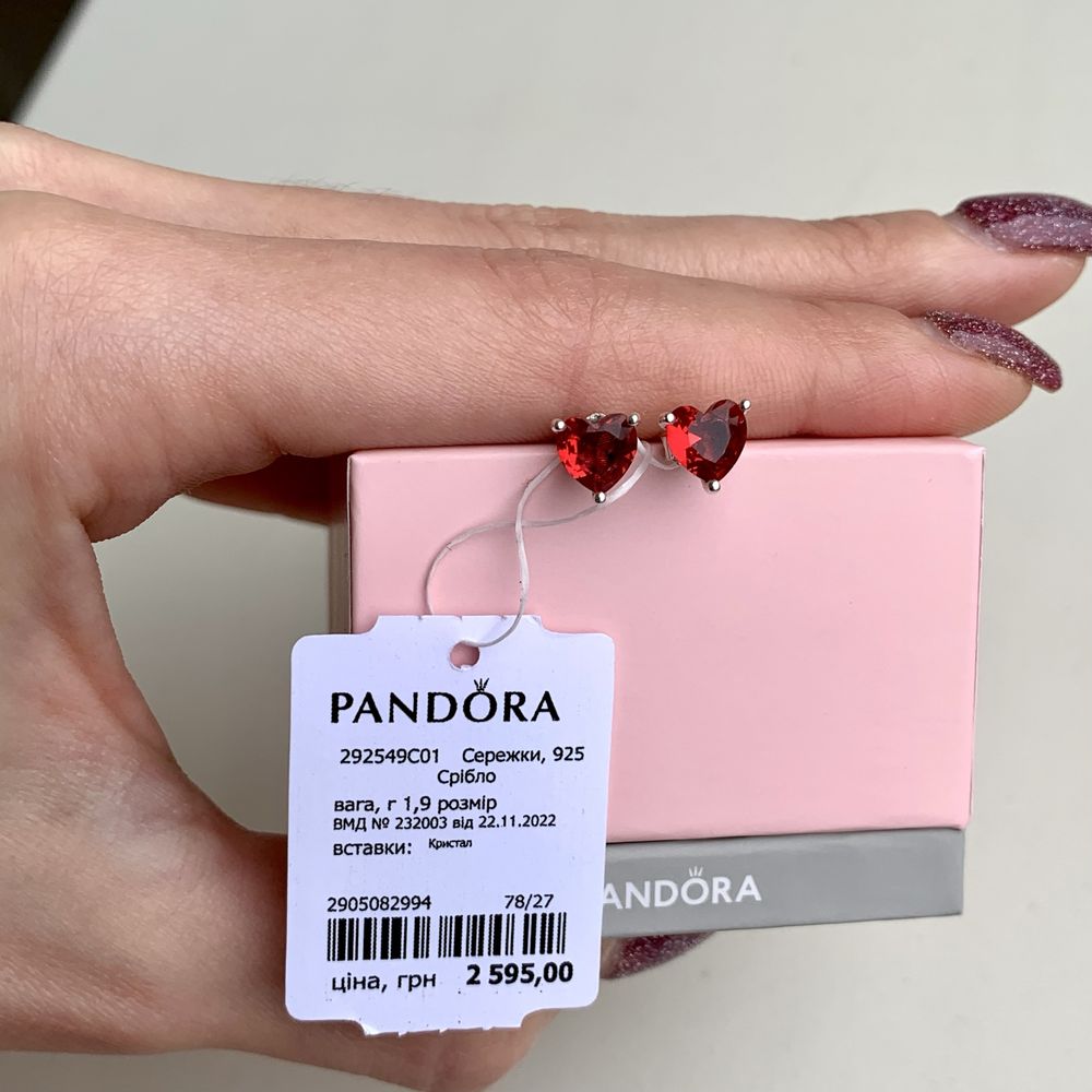 Пандора, Pandora, Пандора серьги, Pandora earrings, Пандора оригинал