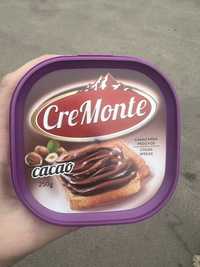 Продам шоколадную пасту CreMonte cacao и duо Черногория 250грам лоток