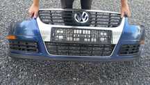 Vw passat b6 zderzak przód przedni granatowy ld5q