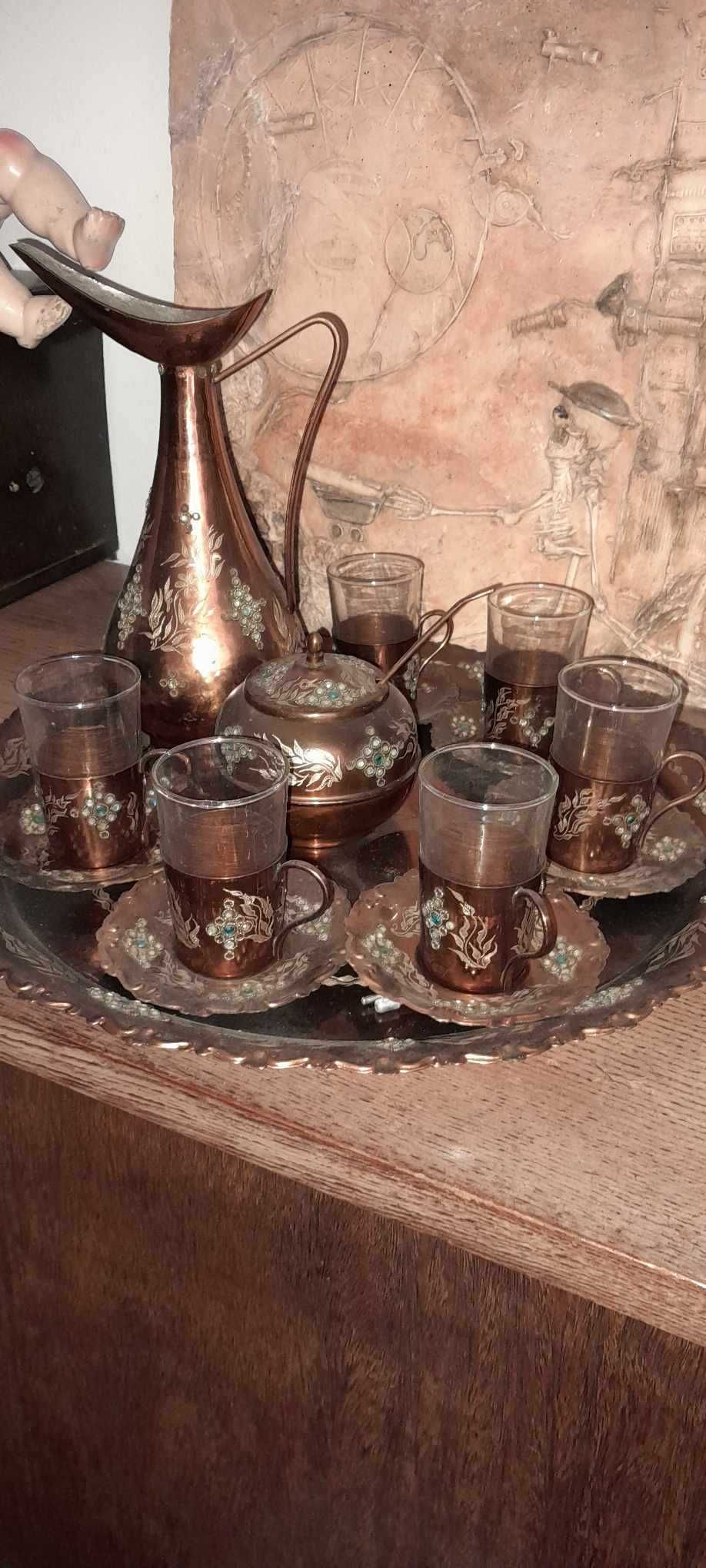 Serviço de chá marroquino da década de 40 do século XX