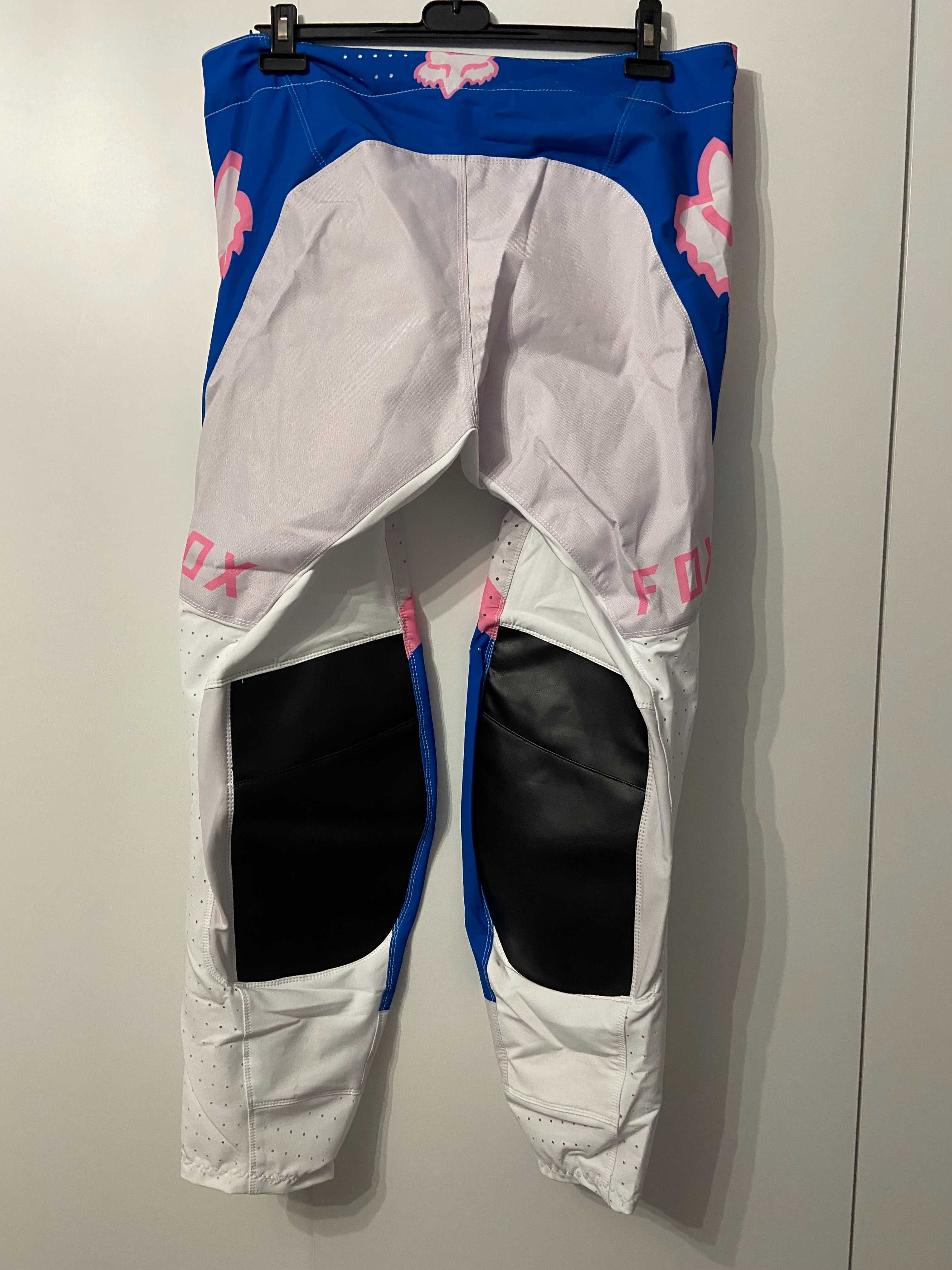 Strój FOX MX Legion 360 (White Pink Blue)(cross,quad,enduro,mtb,dh)