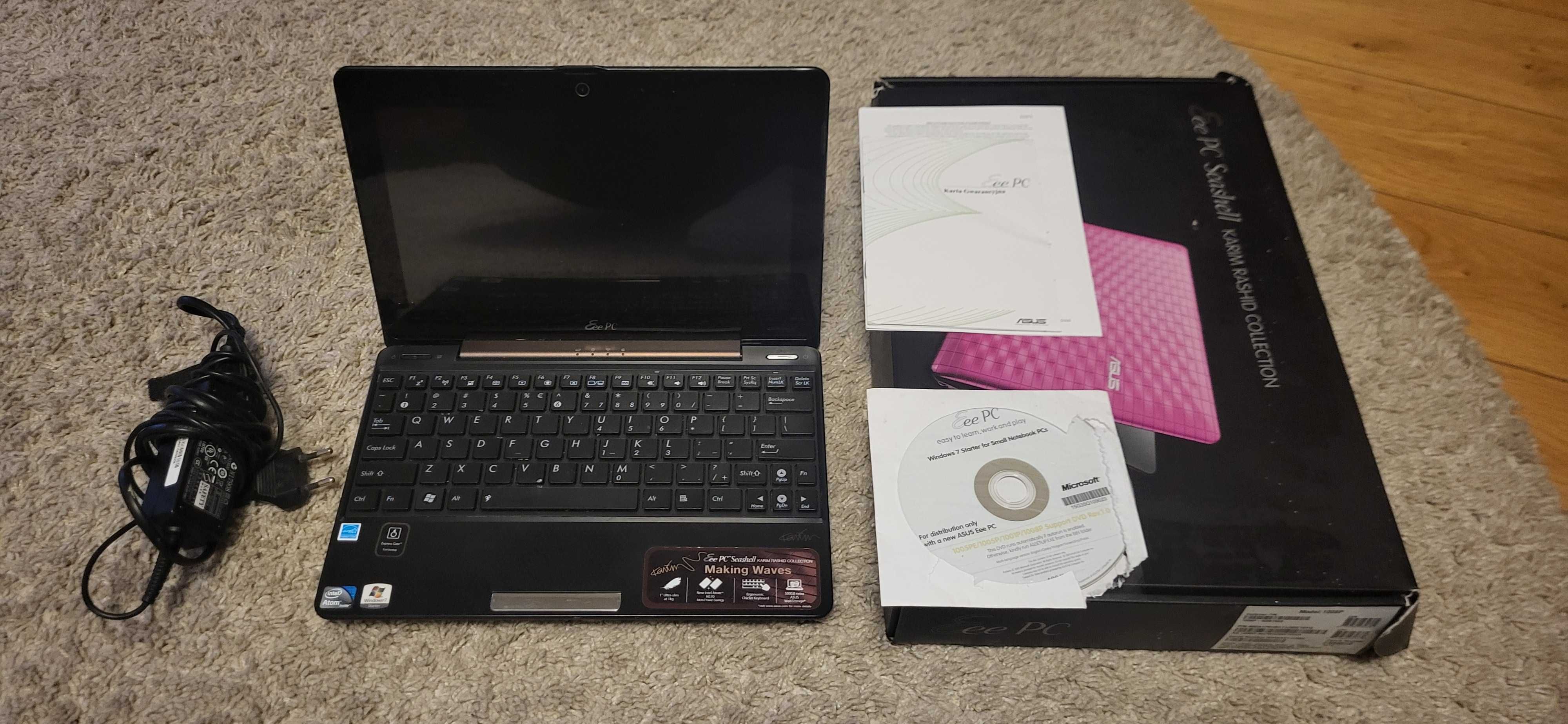 Asus Eee PC 1008P Seashell Karim Rashid Collection mały i lekki