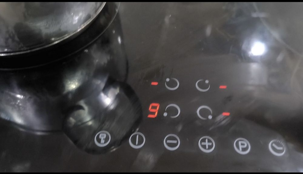 Placa de Indução a Funcionar